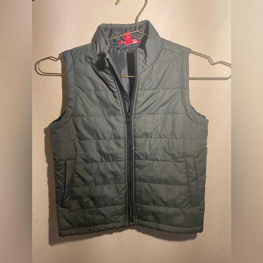 Girls Union-bay Black Winter Puffer Vest Size 5